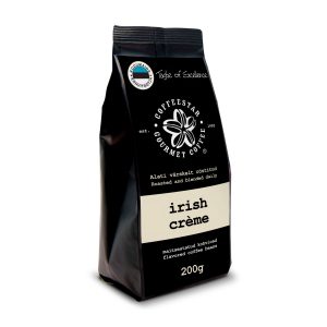 Irish cream liqueur flavoured coffee