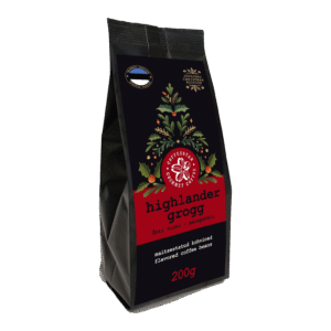 Scotch whisky flavoured coffee